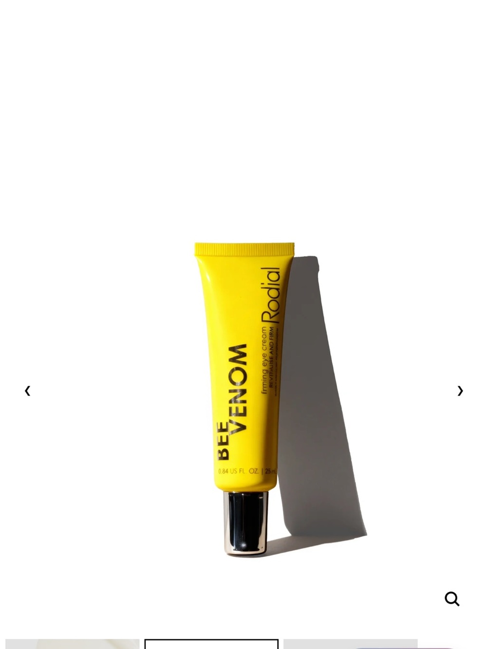 Rodial Yellow Bee Venom Eye Cream Tube